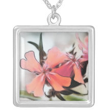 Maltese Cross Flowers Abstract Necklaces