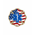 Maltese Cross with Star of Life t-shirts