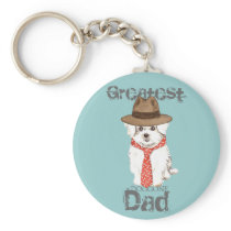Maltese Dad Key Chains