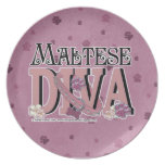 Maltese DIVA Dinner Plate