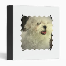 Maltese Dog Binder