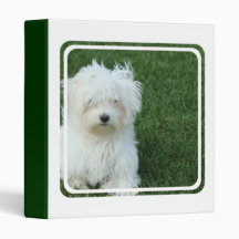 Maltese Dog Binder