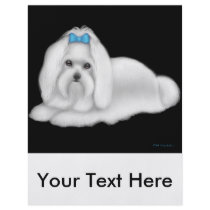 Maltese Dog Flyer