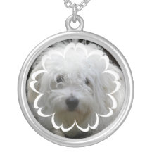 Maltese Dog Necklace