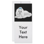 Maltese Dog Rack Card