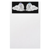 Maltese Dogs Stationery