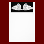 Maltese Dogs Stationery stationery