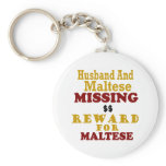 Maltese &amp; Husband Missing Reward For Maltese Keychains