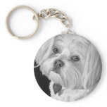 Maltese Keychain
