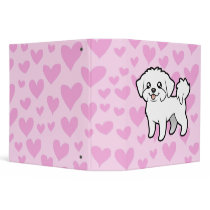 Maltese Love (puppy cut) Binders