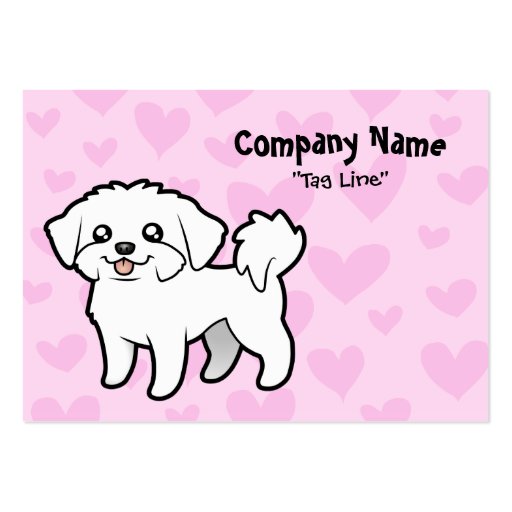 Maltese Love (puppy cut) Business Cards
