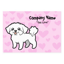 Maltese Love (puppy cut) Business Cards