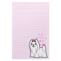 Maltese Love (show cut) Custom Stationery