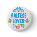 MALTESE LOVER buttons