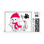 Maltese Pink Stamp