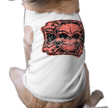 Maltese Skull & Crossbones -red Pet Clothing