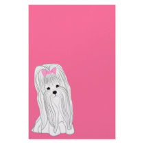 Maltese Stationery by totallypainted Maltese Stationery