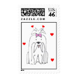 Maltese Valentine Ears Postage postage