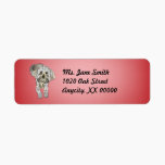 Maltipoo Puppy on Pink labels