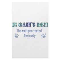 Maltipoo Stationery Paper