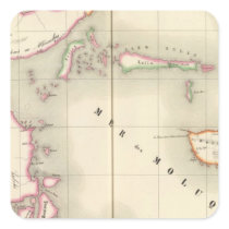 Maluku Oceania no 21 Square Sticker
