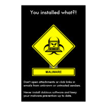 Malware Security Awareness Poster posters