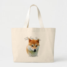Mamá 2 de Shiba Inu Bolsas De Mano
