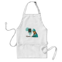 Mama Africa turquoise Apron