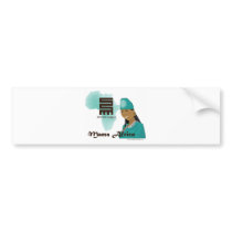 Mama Africa turquoise Bumper Stickers
