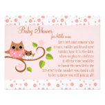 Mama and Baby Owl Invitations