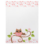 Mama and Baby Owl Customized Letterhead