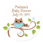 Mama and Baby Owls Sticker
