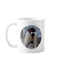 Mama and Baby Penguin mugs