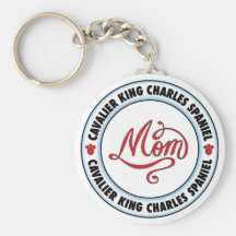 Mamá ARROGANTE del PERRO DE AGUAS de REY CHARLES Llaveros Personalizados