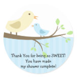 Mama & Baby Bird Baby Shower Sticker
