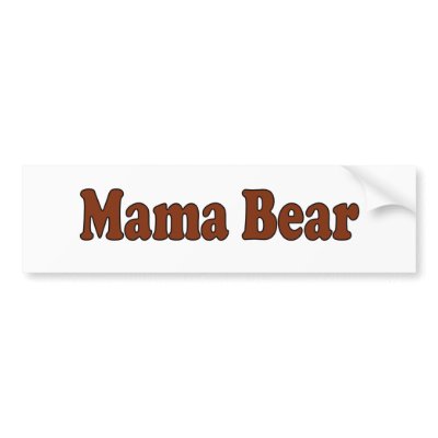 Mama Bear Bumper Stickers by worldsfair