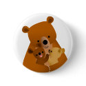 Mama Bear button badge by Lioness_Graphics Mama Bear button badge