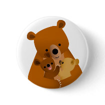 Mama Bear button badge