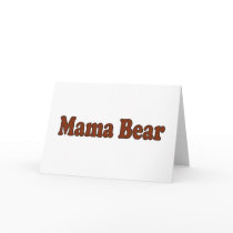 Mama Bear Greeting Cards