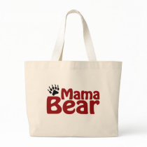 Mama Bear Claw Canvas Bags