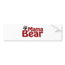 Mama Bear Claw Bumper Sticker