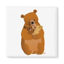 Mama Bear magnet by Lioness_Graphics Mama Bear magnet