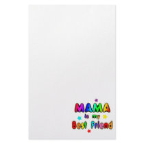 Mama Best Friend Stationery Paper