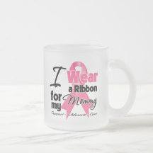 Mamá - cinta del cáncer de pecho tazas de café