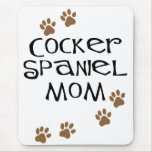 Mamá de cocker spaniel para las mamáes del perro alfombrillas de raton