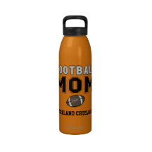Mamá de encargo personalizada del equipo de fútbol botella de agua reutilizable