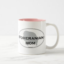 Mamá de Pomeranian Tazas De Café