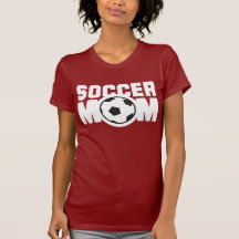 Mamá del fútbol camisetas