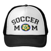 Mamá del fútbol gorras de camionero