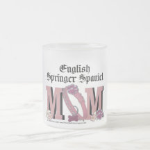 MAMÁ del perro de aguas de saltador inglés Taza